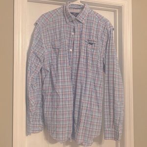 Mens vineyard vines Barbour shirt